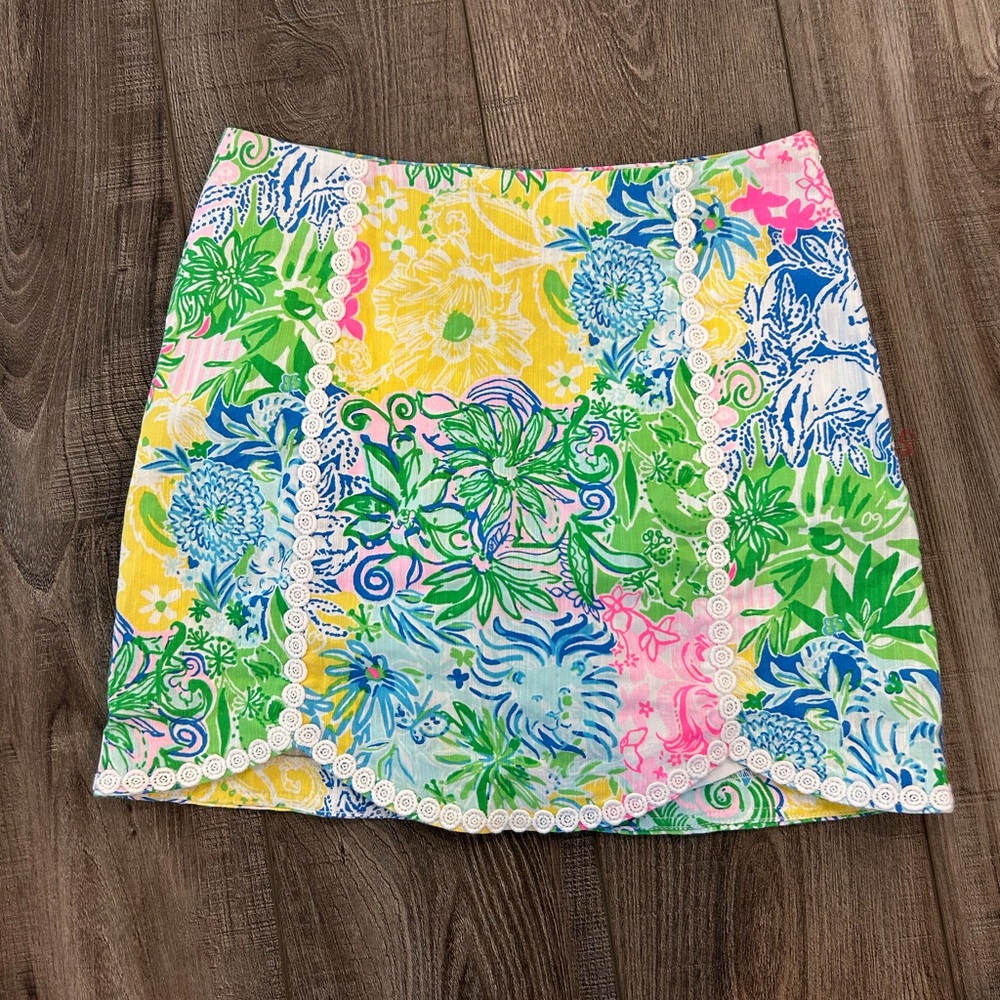 Lilly Pulitzer Patty Cheek to Cheek size 00 skort